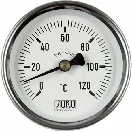 09 біметалевий термометр - неіржавна сталь